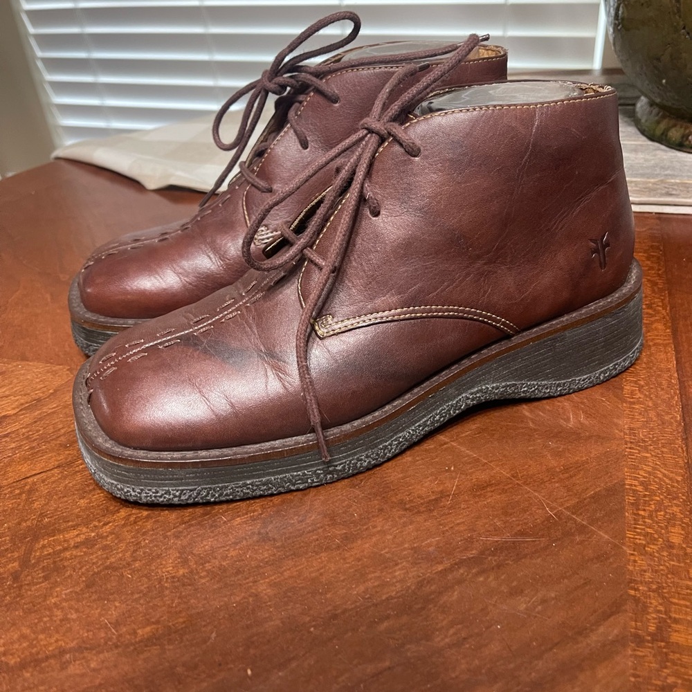 FRYE Hobart leather  Ankle Boots